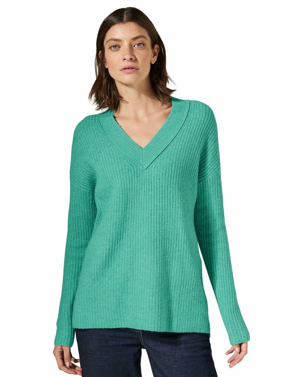CECIL V-Ausschnitt-Pullover V-Kragen Pullover für Damen (1-tlg) günstig online kaufen