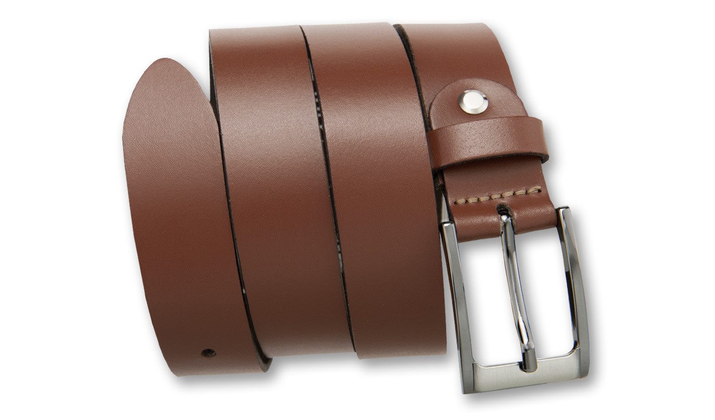 BERND GÖTZ Ledergürtel Ledergürtel mit Bicolorschließe