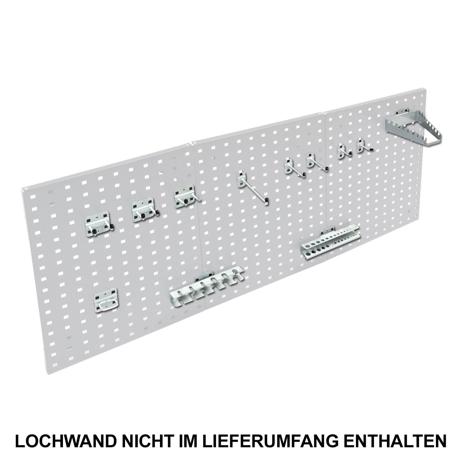 ADB Werkzeughalter für Lochwand Haken-Set 12-teilig günstig online kaufen