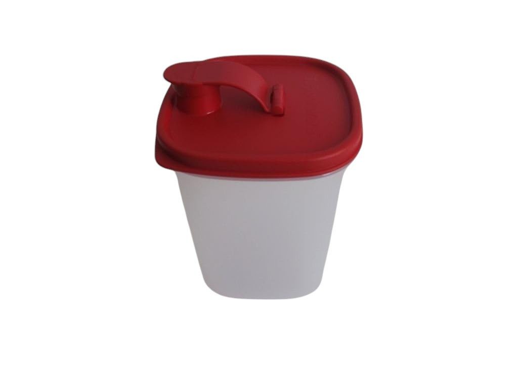 TUPPERWARE Trinkflasche Tupperware Erfrischer 1 Liter rot ohne Sieb