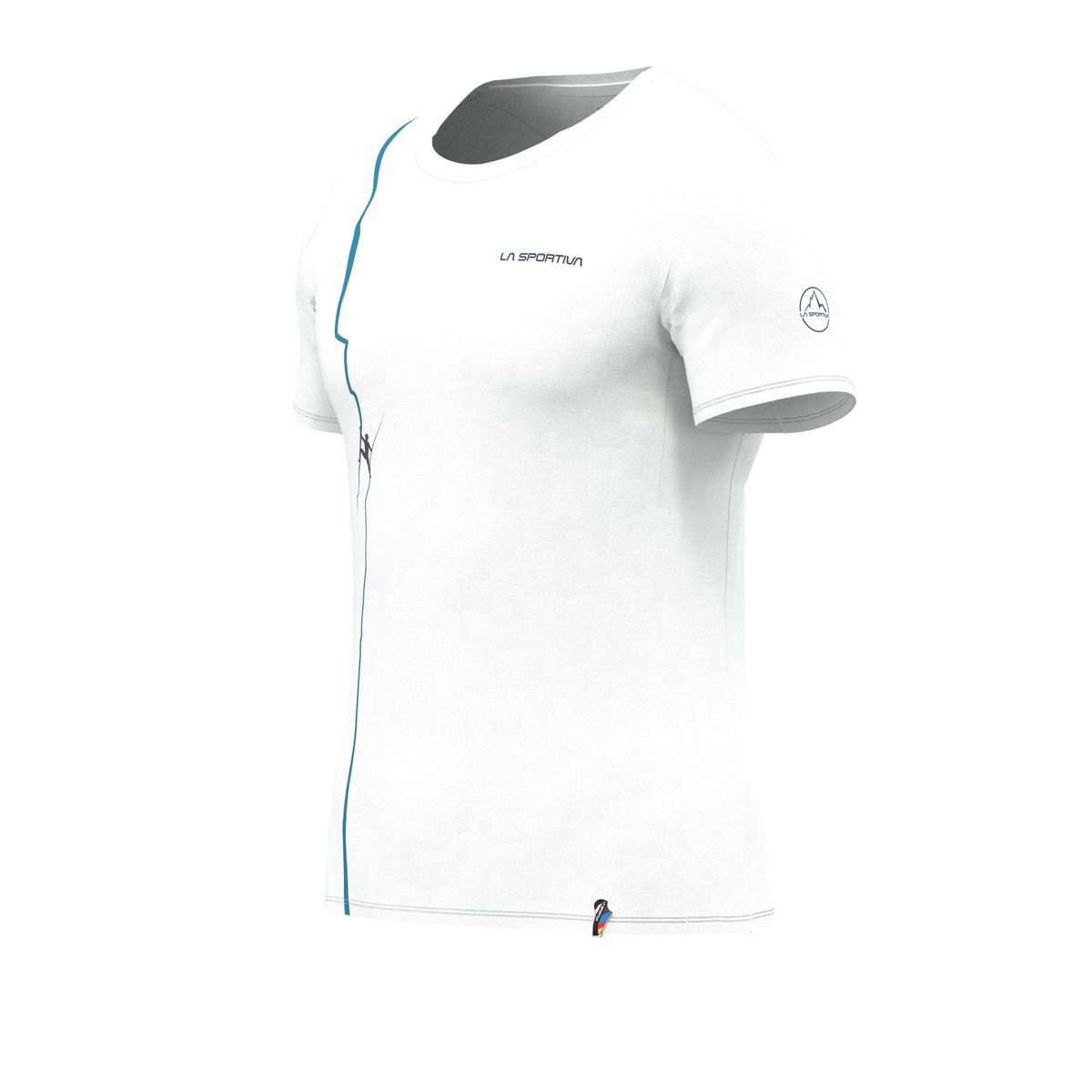 La Sportiva Kurzarmshirt Route T-shirt Men Herren T-Shirt aus Baumwolle, ideal für Klettern, Laufen und Reisen