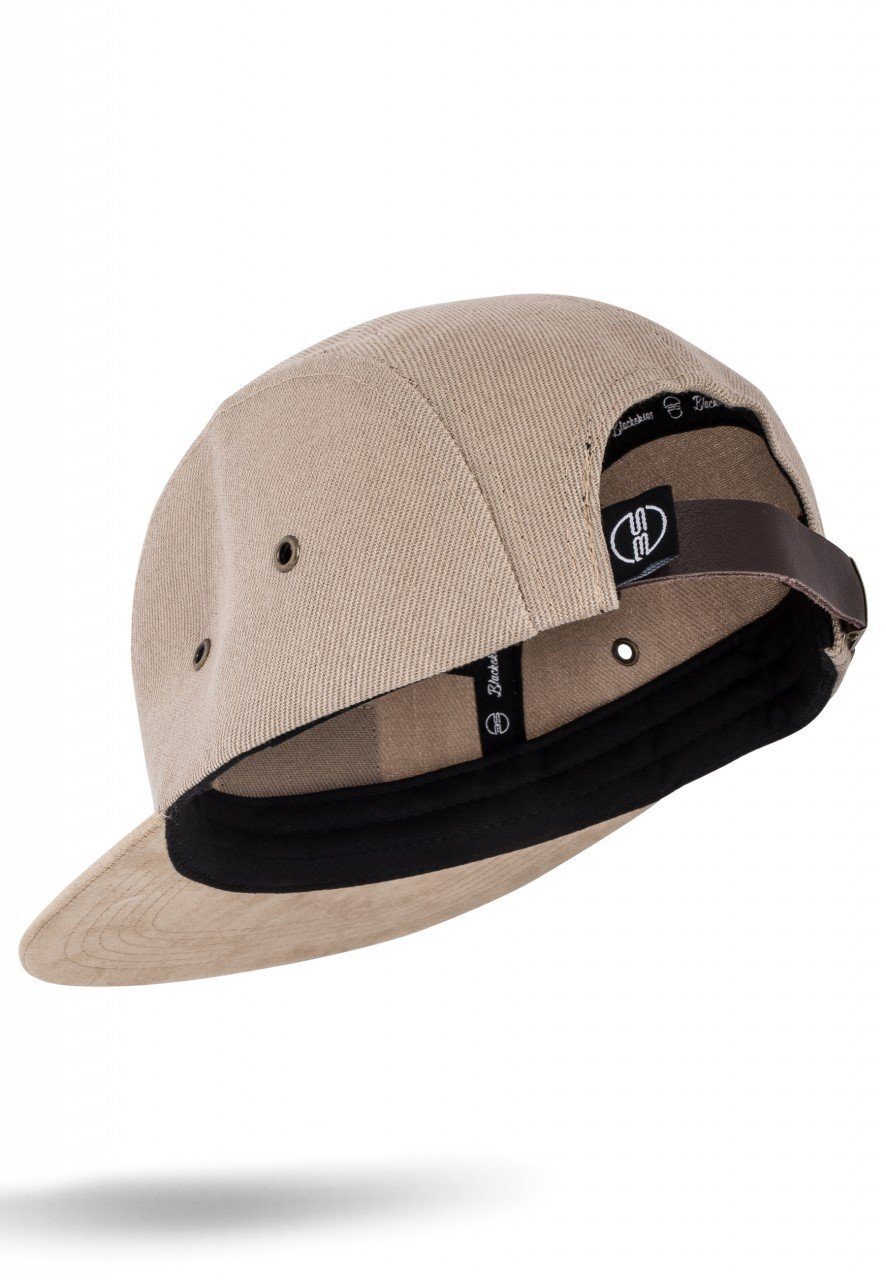 Blair Blackskies Snapback Cap Port Beige-Suede 5-Panel Cap -