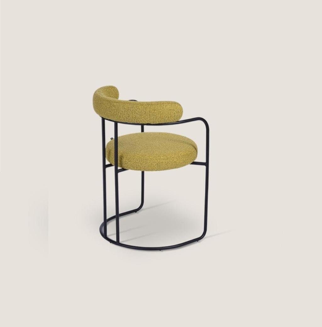 Stilvolle Polsterstuhl Stuhl Wohnzimmer Europa Stühle Einsitzer Made (1 in JVmoebel Designer St), Grüner