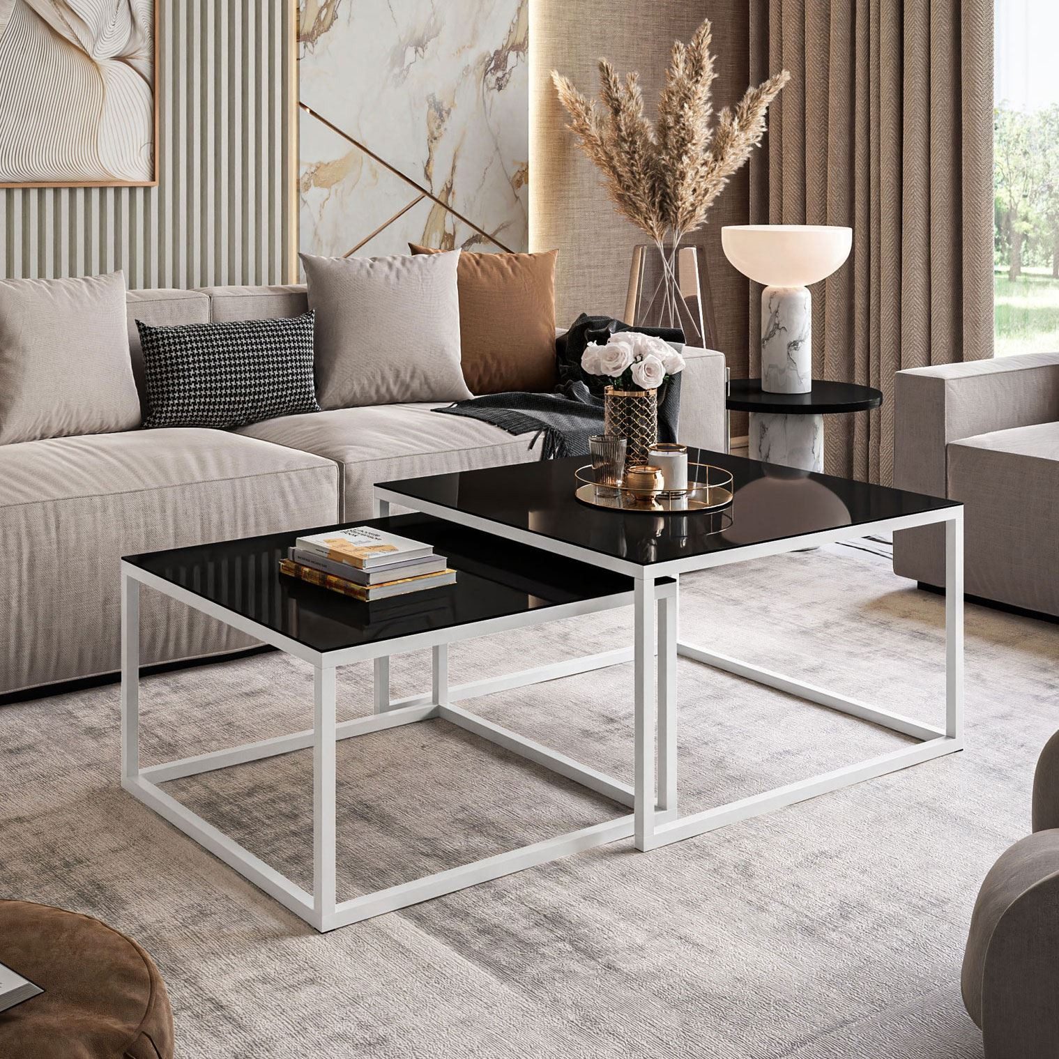Lookway Couchtisch YOSHI GLASS 2in1 mit günstig online kaufen