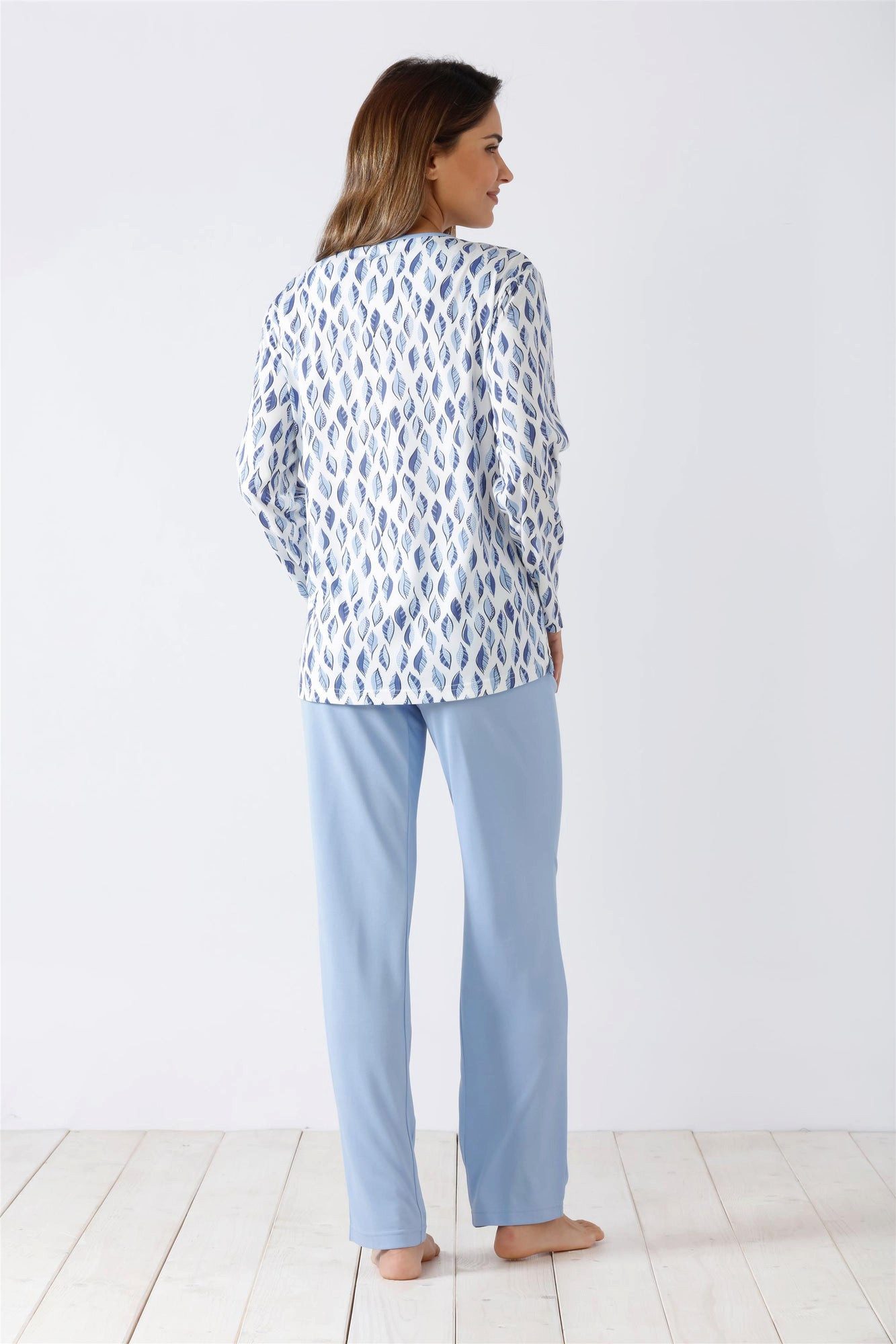 Hajo Schlafanzug Damen Schlafanzug Klima-Soft Single Jersey