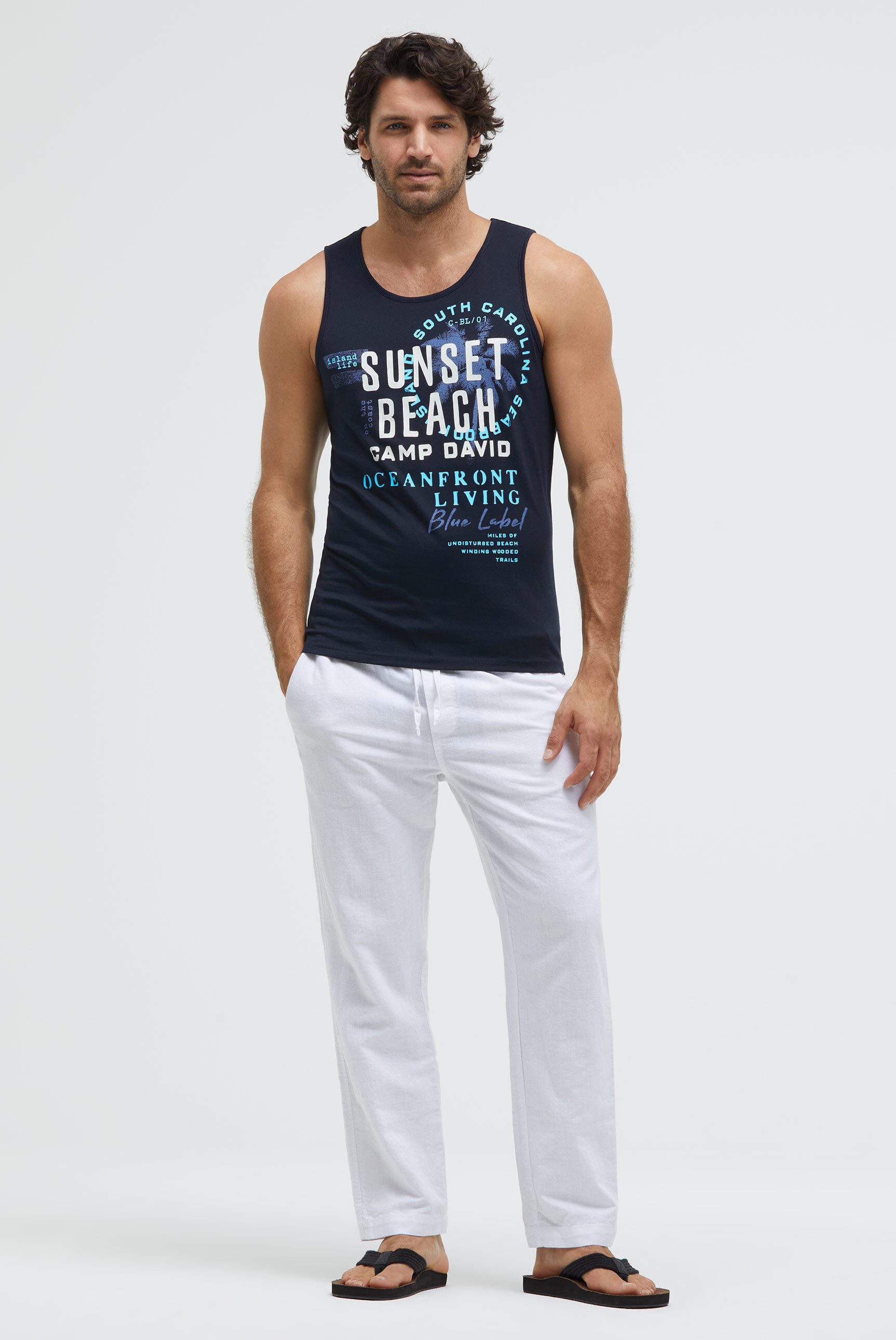 CAMP DAVID Tanktop aus Baumwolle