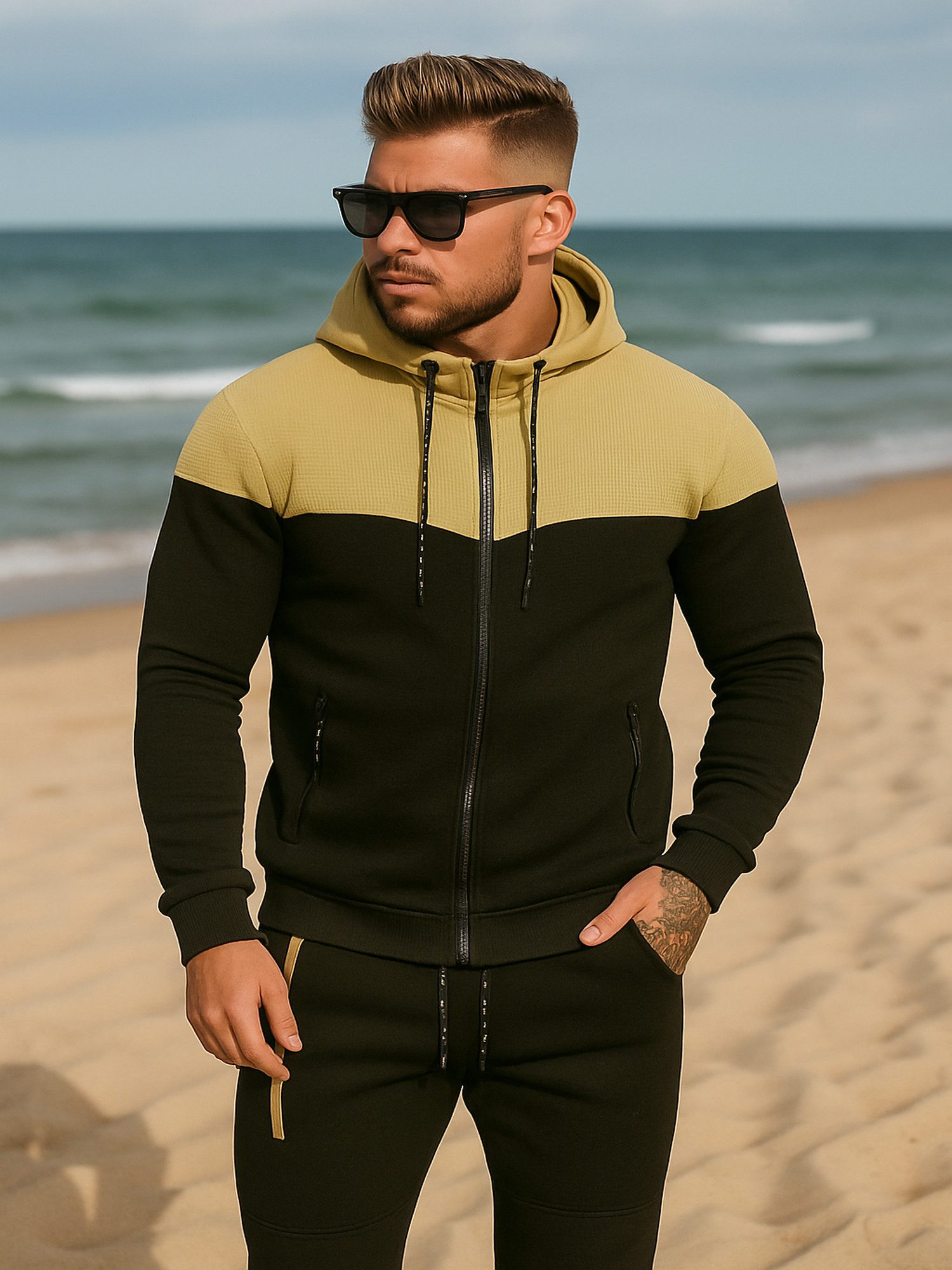 L.gonline Freizeitanzug Herren Jogginganzug, Freizeitanzug 984 günstig online kaufen