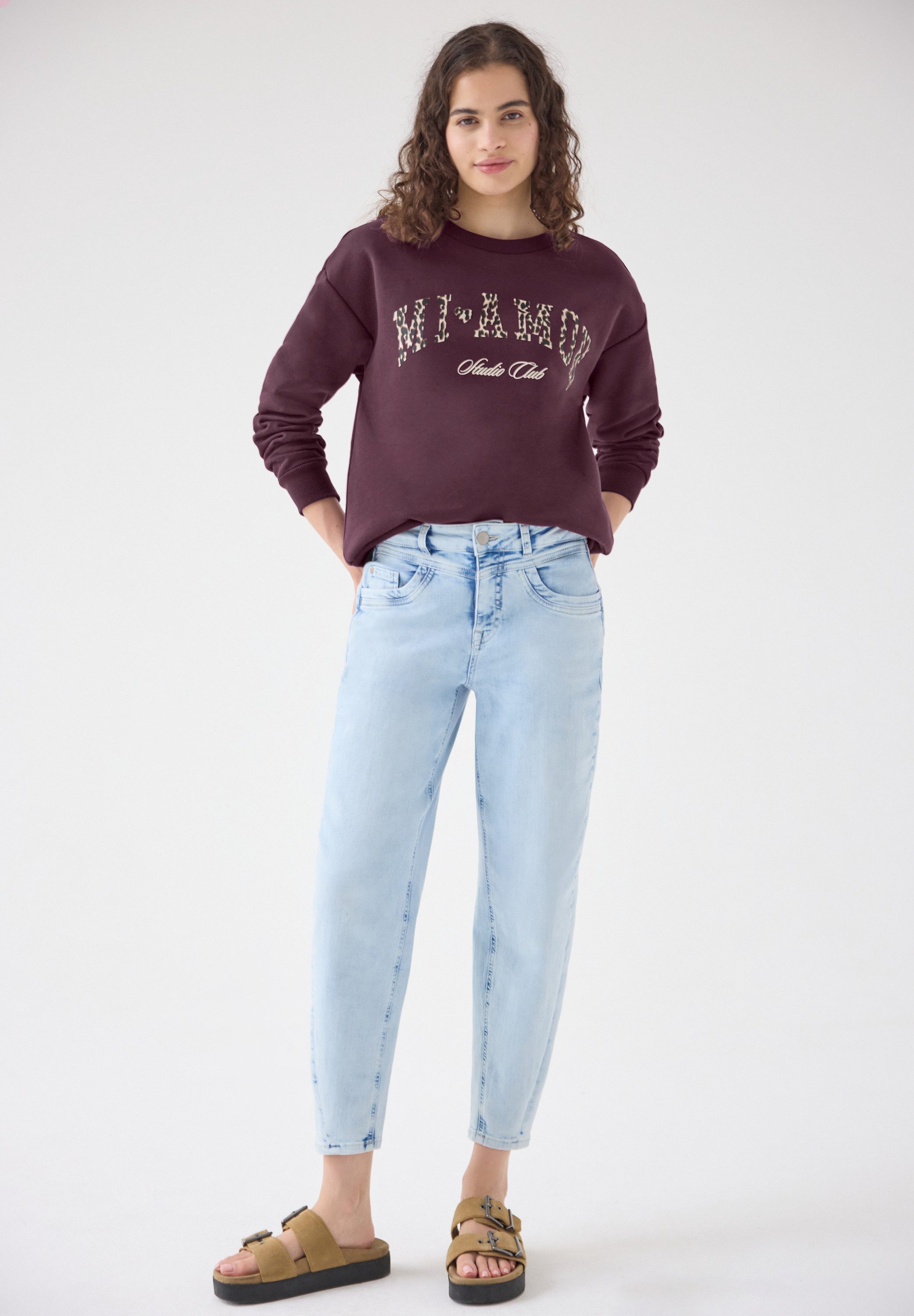 STREET ONE STUDIO Sweatshirt mit Wording