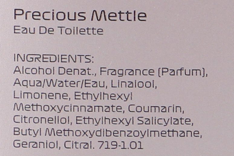 Mettle Precious Eau F1 Toilette de