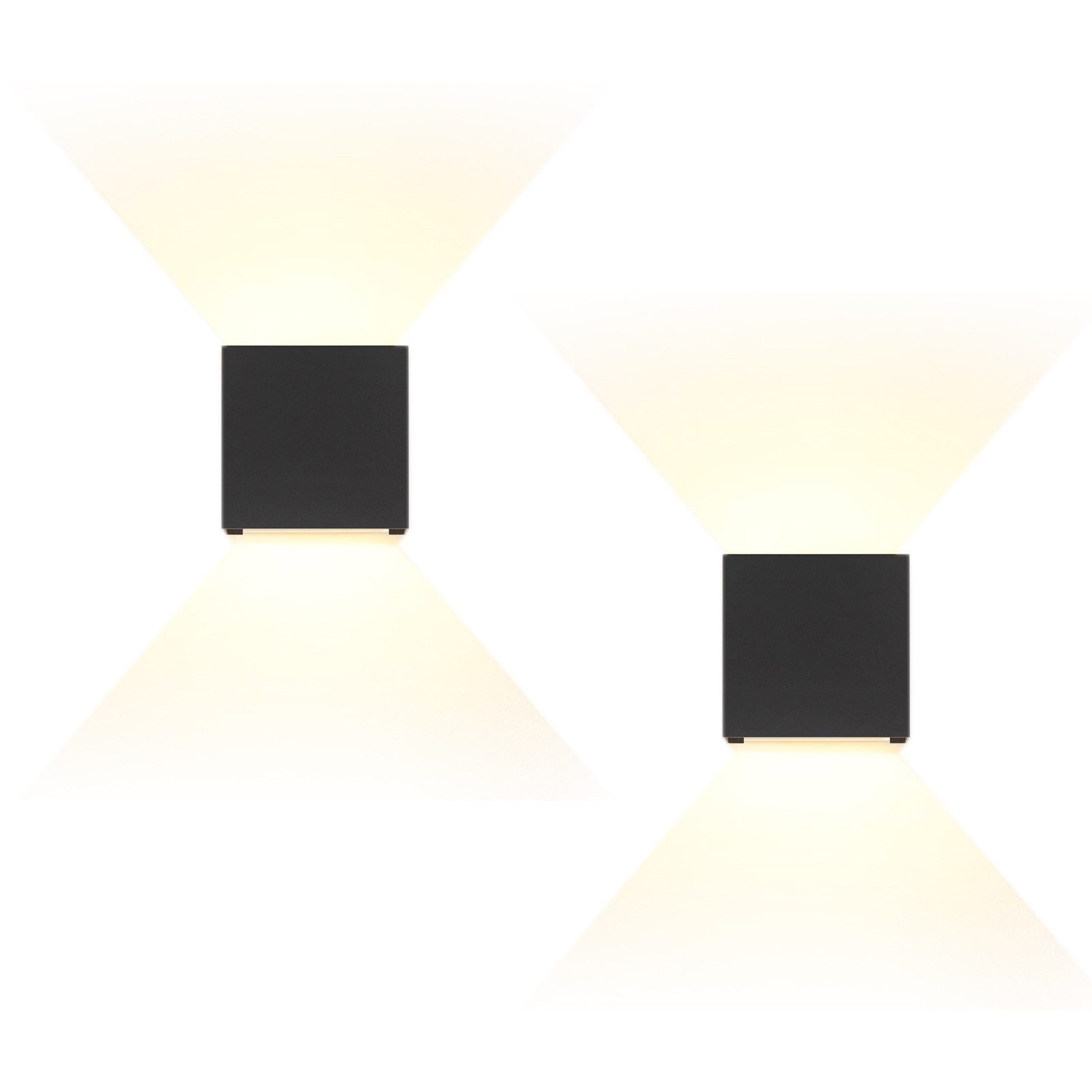 Nettlife LED Wandleuchte 2er Set Aussen günstig online kaufen