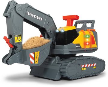Dickie Toys Spielzeug-Bagger Volvo Weight Lift Excavator, mit Licht und Sound