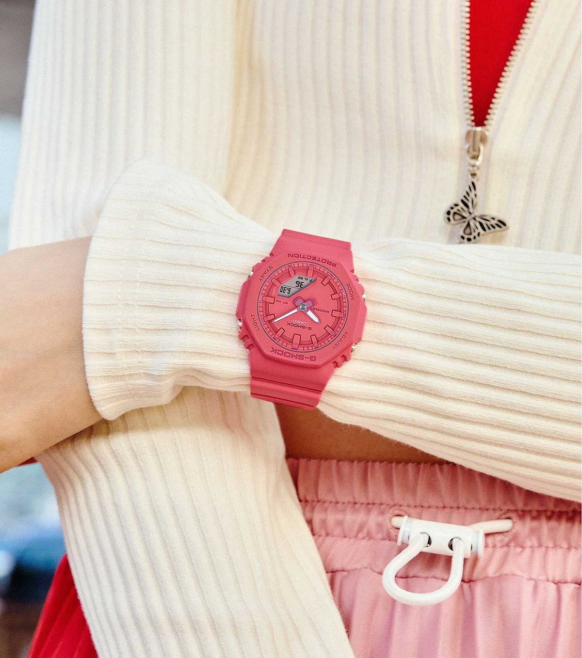 CASIO Quarzuhr Damenuhr - Serie: G-SHOCK - Casio Modell: GMA-P2100-4AER günstig online kaufen