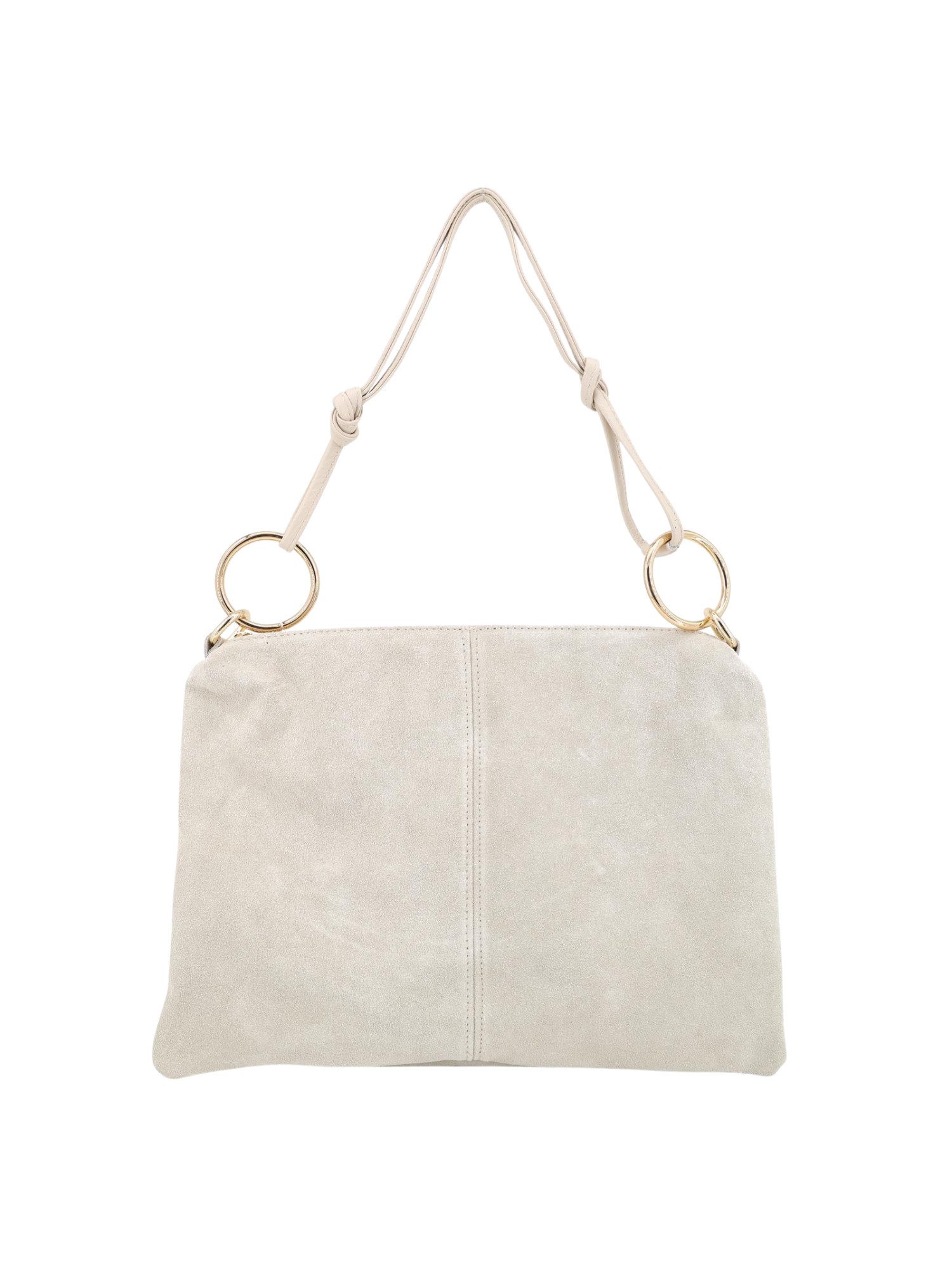 BRISE TASCHE Schultertasche Schultertasche mit Fransen aus Wildleder- Trendiger Alltagsbegleiter (Einzeltasche, 1-teilig)