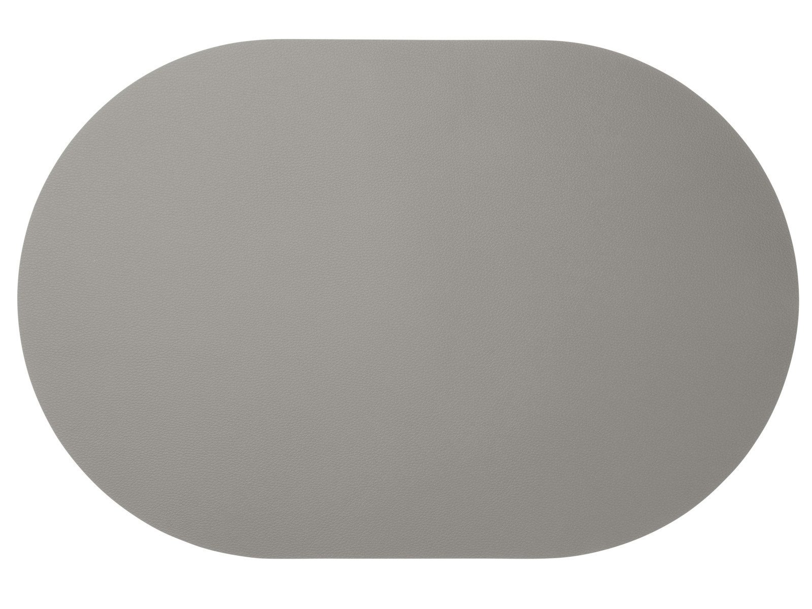 Platzset leather optic fine Tischset oval cement 49,5x33cm