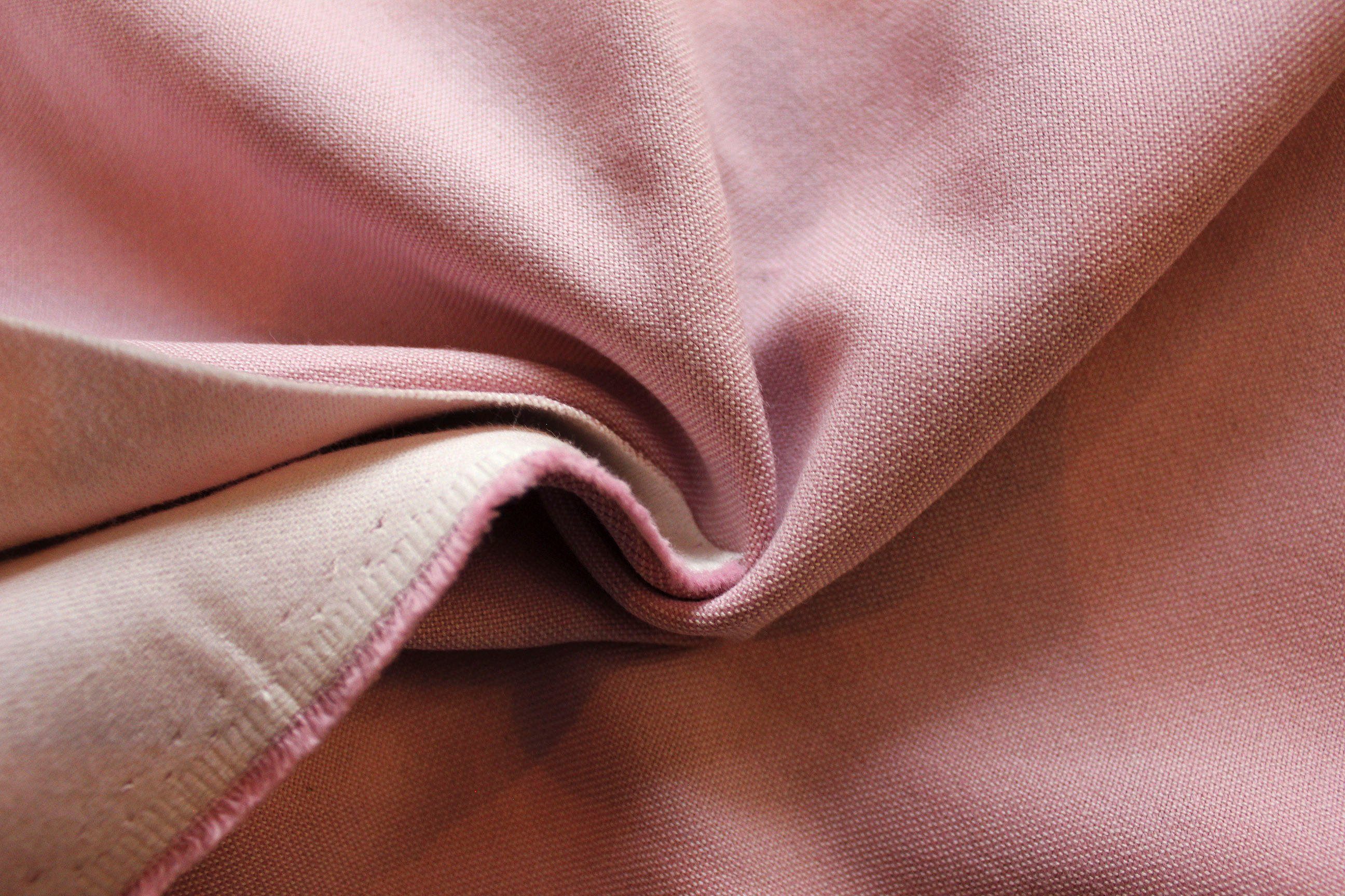 aus Dekokissen Collection, 1 Adam Kissenhülle Bio-Baumwolle, Stück ohne zertifizierter rosa Uni Füllung,