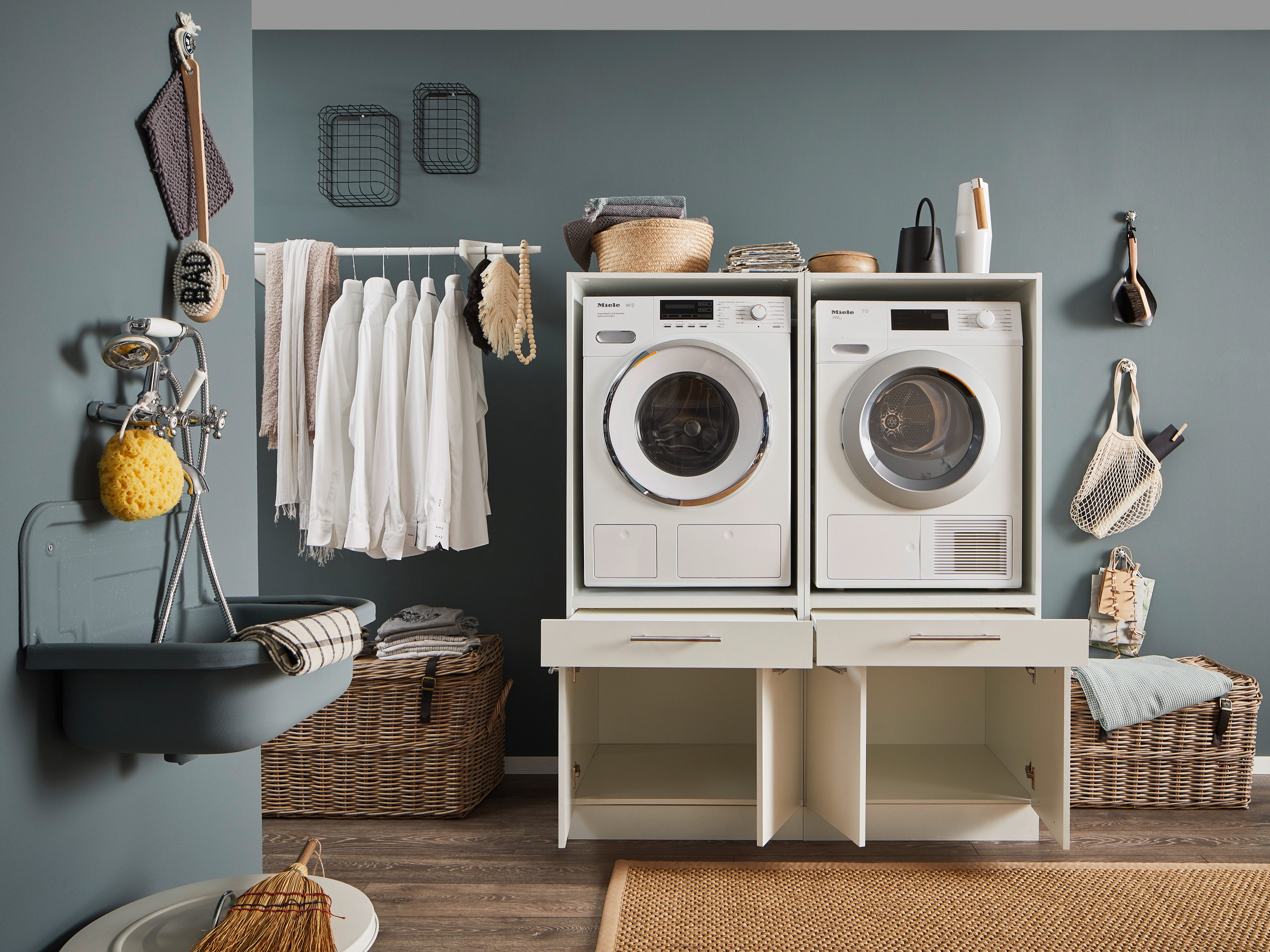 Laundreezy Mehrzweckschrank-Set LAUNDREEZY LDSK2, Breite 135 cm, Soft-Close günstig online kaufen