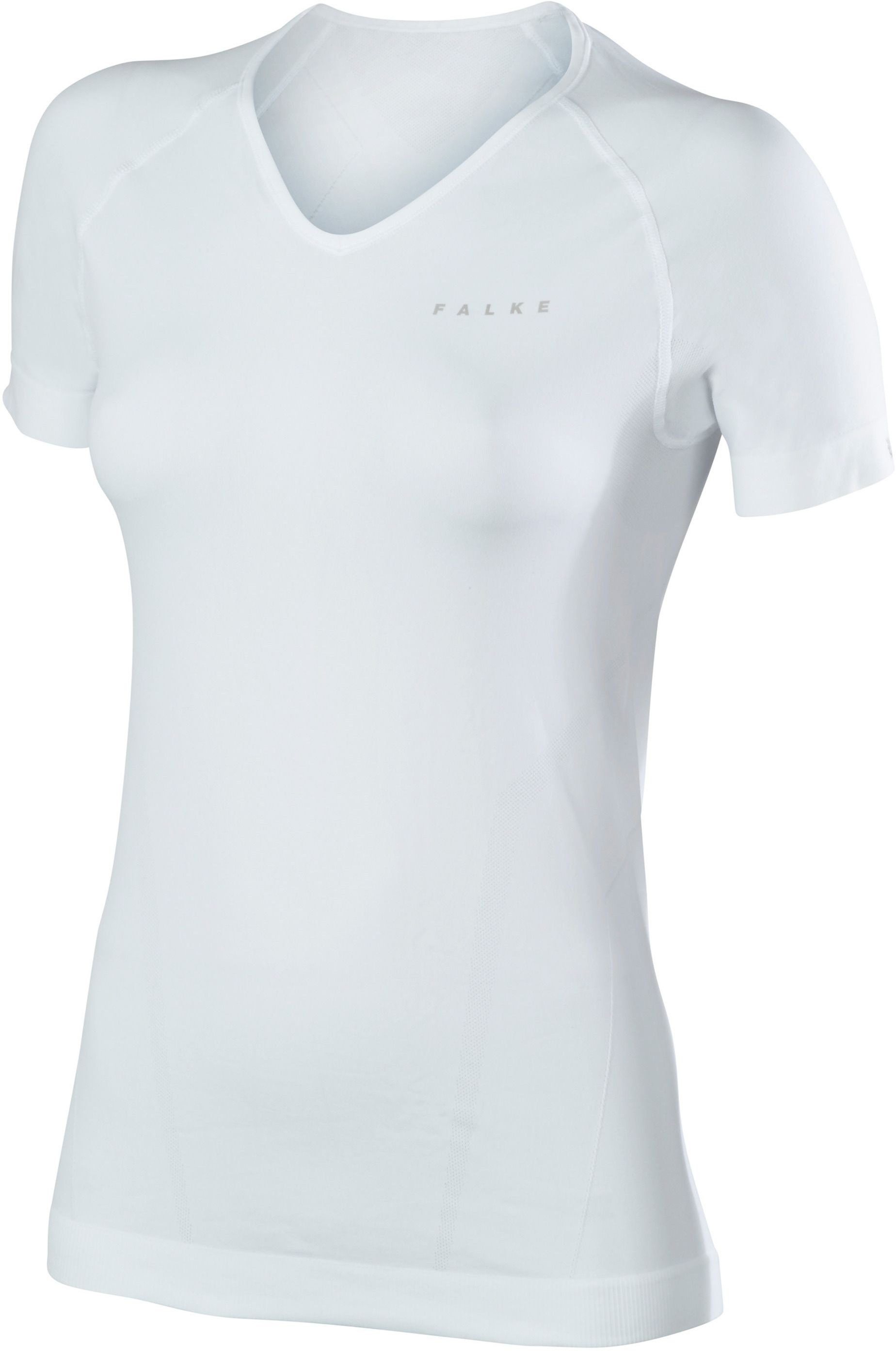 white Women Comfort Funktionsunterhemd FALKE Shirt Shortsleeved