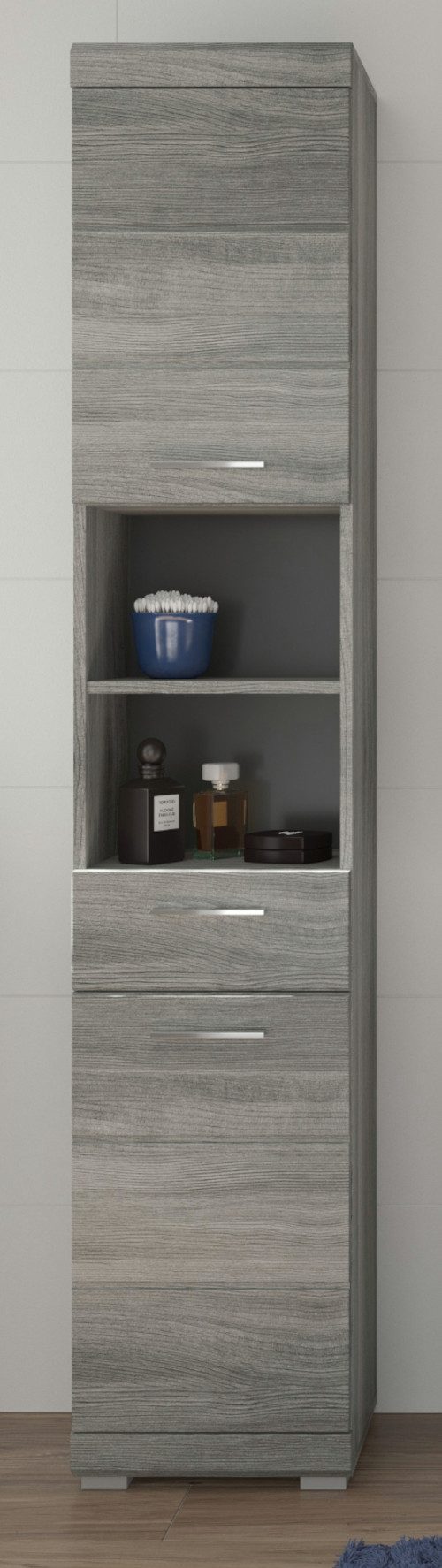Inn.Furn Hochschrank Spirit (in grau Rauchsilber, 37 x 191 cm) viel Staurau günstig online kaufen
