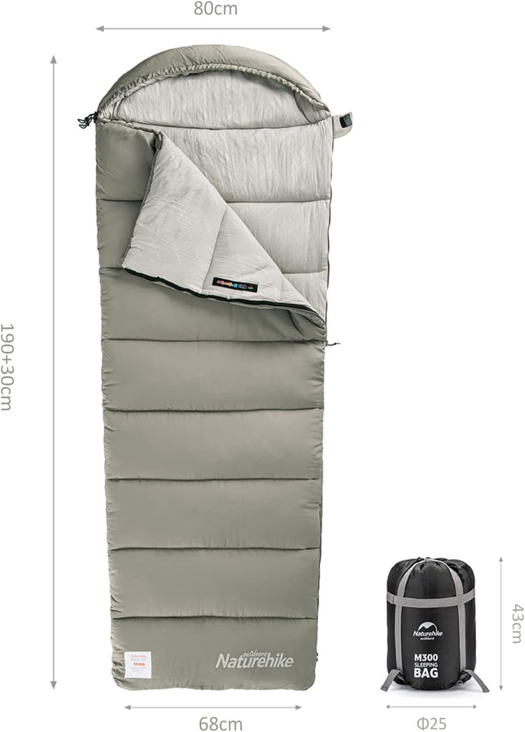 feinlux Deckenschlafsack Polydaun Deckenschlafsack (Packung, Polyester-Daunendecke-Schlafsack), Leicht und tragbar, Bequem und weich