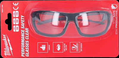 Milwaukee Arbeitsschutzbrille Performance Clear Safety Glasses 4932471883 Anti-Beschlag Beschichtung