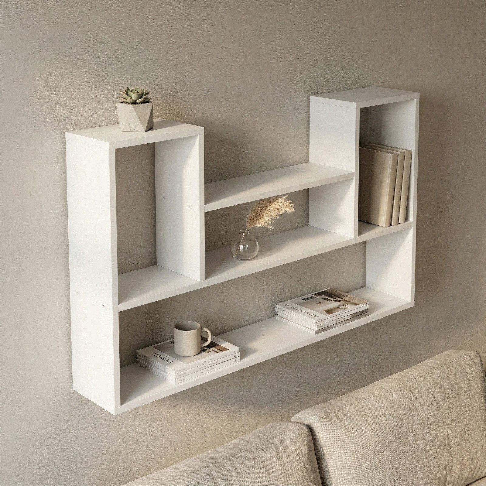 SCENA LIVING Wandregal Wandregal TALO, 100 x 60 x 16 cm