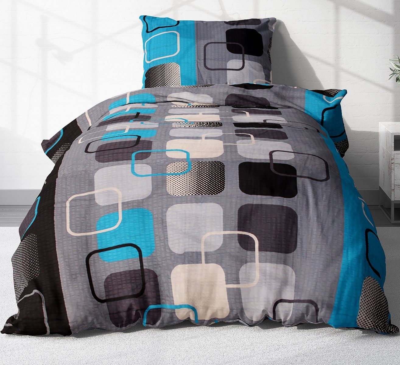 Heubergshop Bettwäsche, Seersucker, 2 teilig, 155x220cm günstig online kaufen