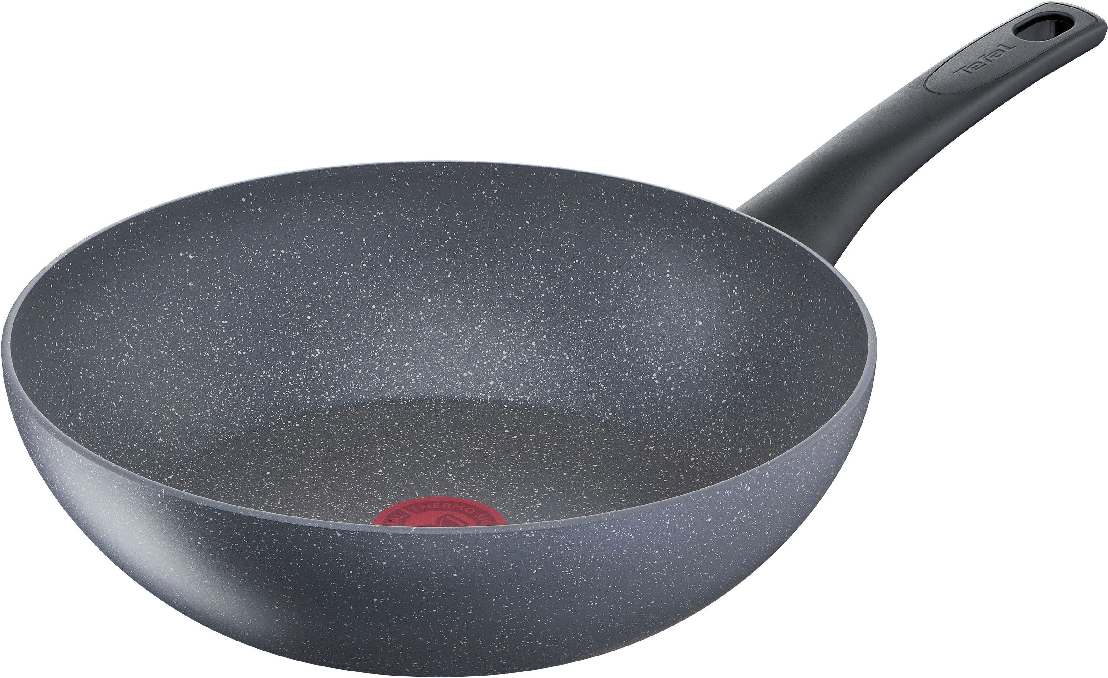 28 (1-tlg), cm, Aluminium Wok Chef, Thermo-Signal, Ø Healthy Induktion G15019 Tefal Mineralia+ Versiegelung,