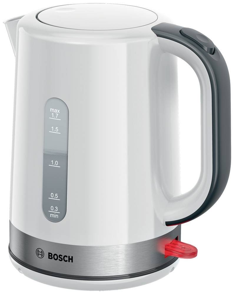 Bosch Home & Garden Wasserkocher Bosch Haushalt TWK6A511 Wasserkocher  schnurlos, Überhitzungsschutz Wei