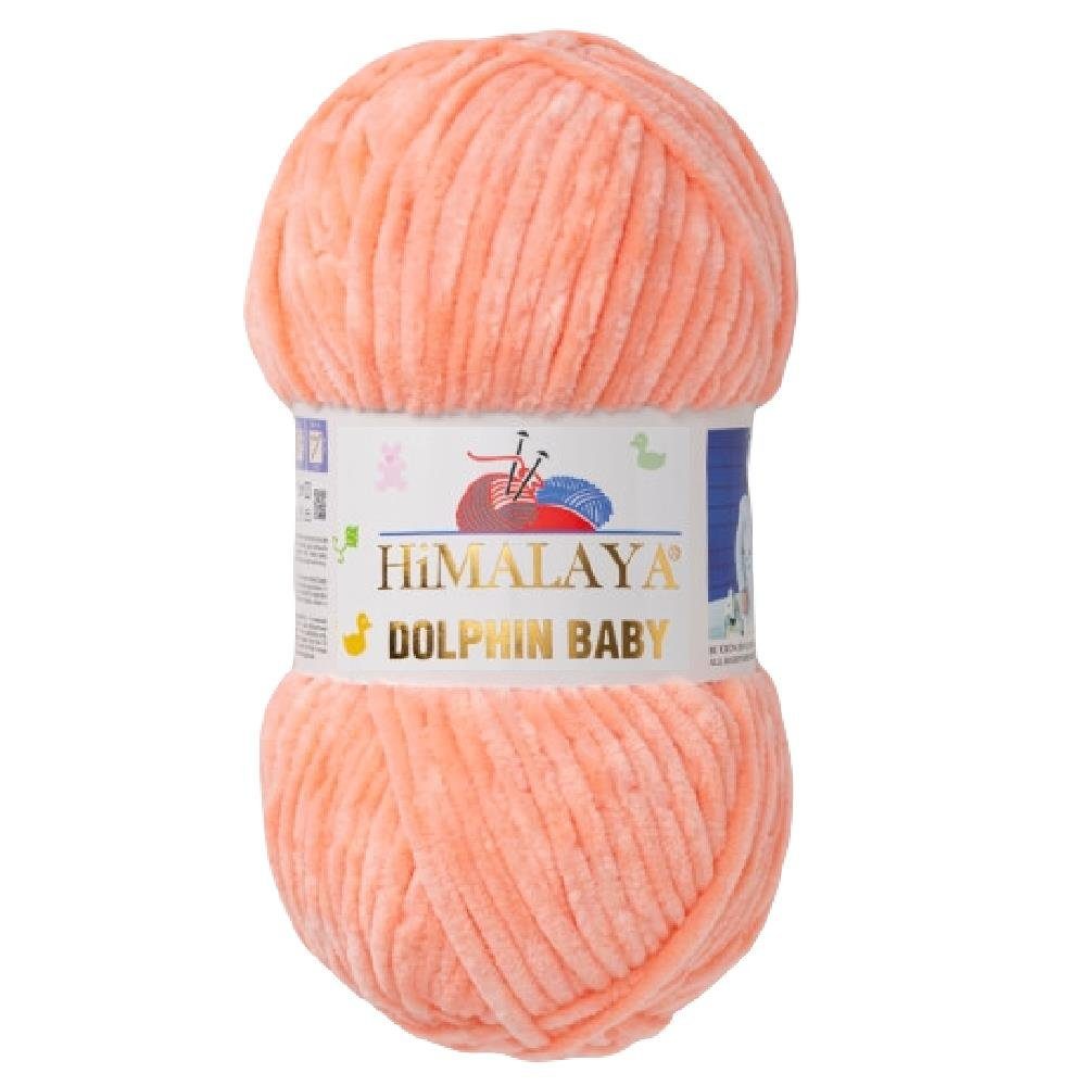 Himalaya Strickfein Himalaya Dolphin Baby BulkyChenille Garn 80323-apricot hell Häkelwolle