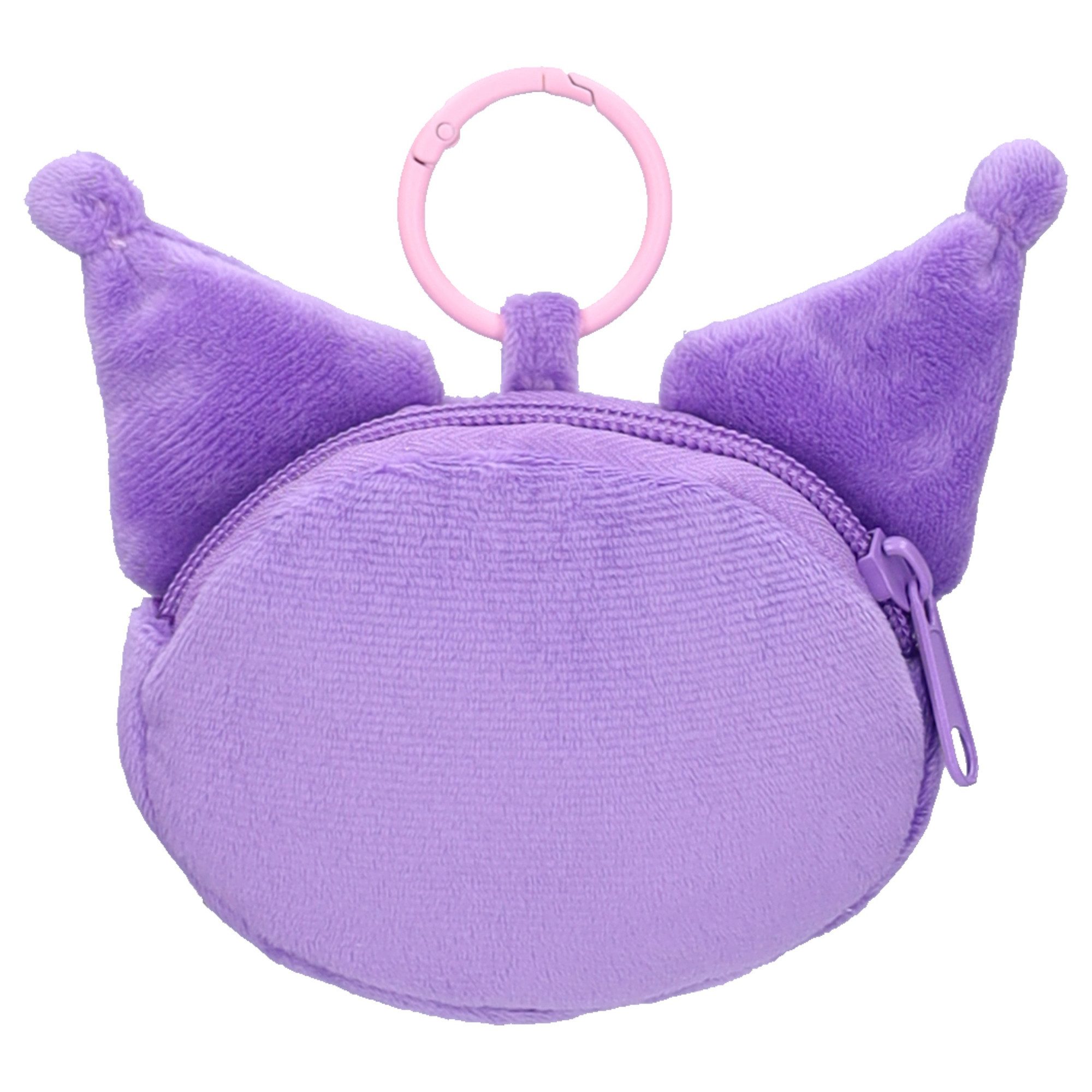 Hello Kitty Taschenanhänger Kuromi Schlüsselhänger Plushie Pals mit Reißverschlussfach