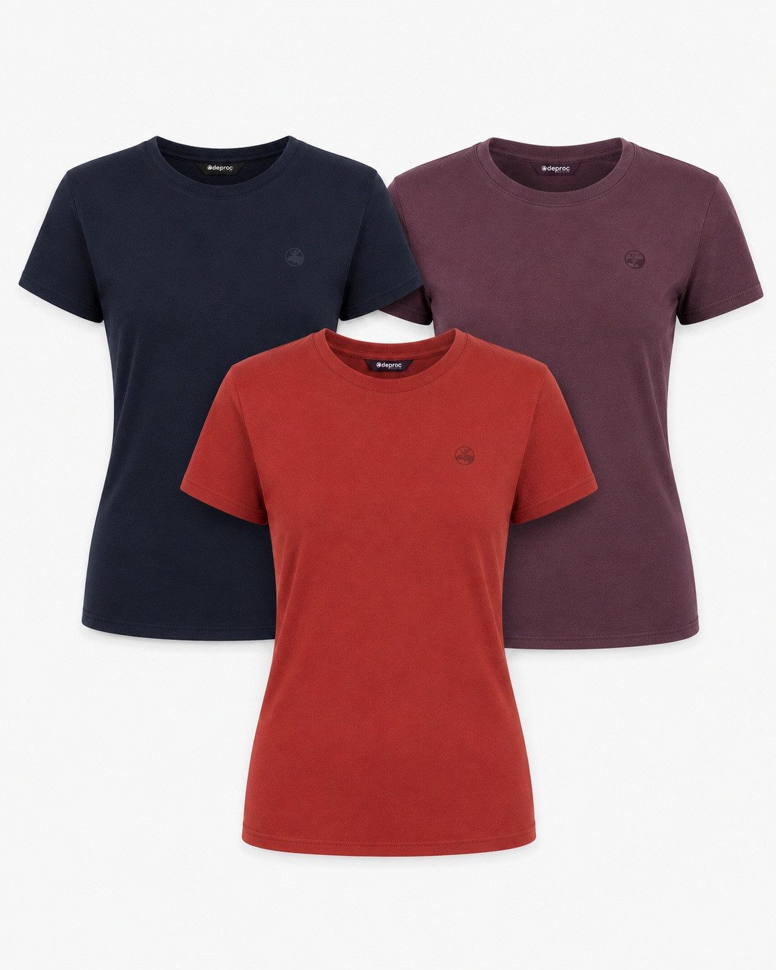 DEPROC Active T-Shirt LAGUN WMS 3er-Pack