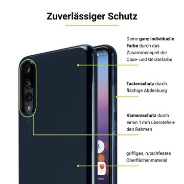 Artwizz Smartphone-Hülle Artwizz NoCase - Artwizz NoCase - Ultra dünne, elastische Schutzhülle aus TPU für P20 Pro, Spaceblue