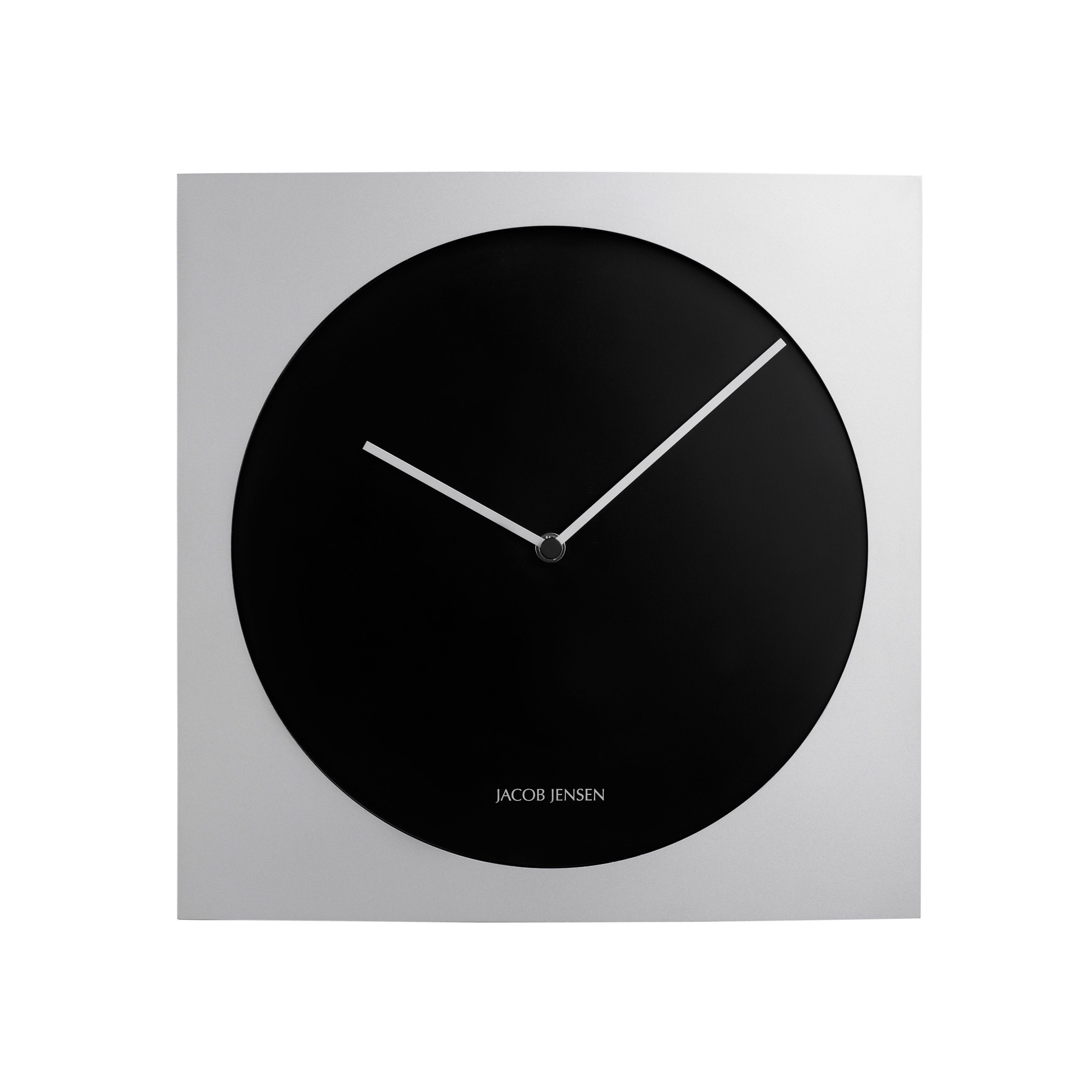 Jacob Jensen Wanduhr quadratisches Design 35x35cm 318 Uhrwerk leise