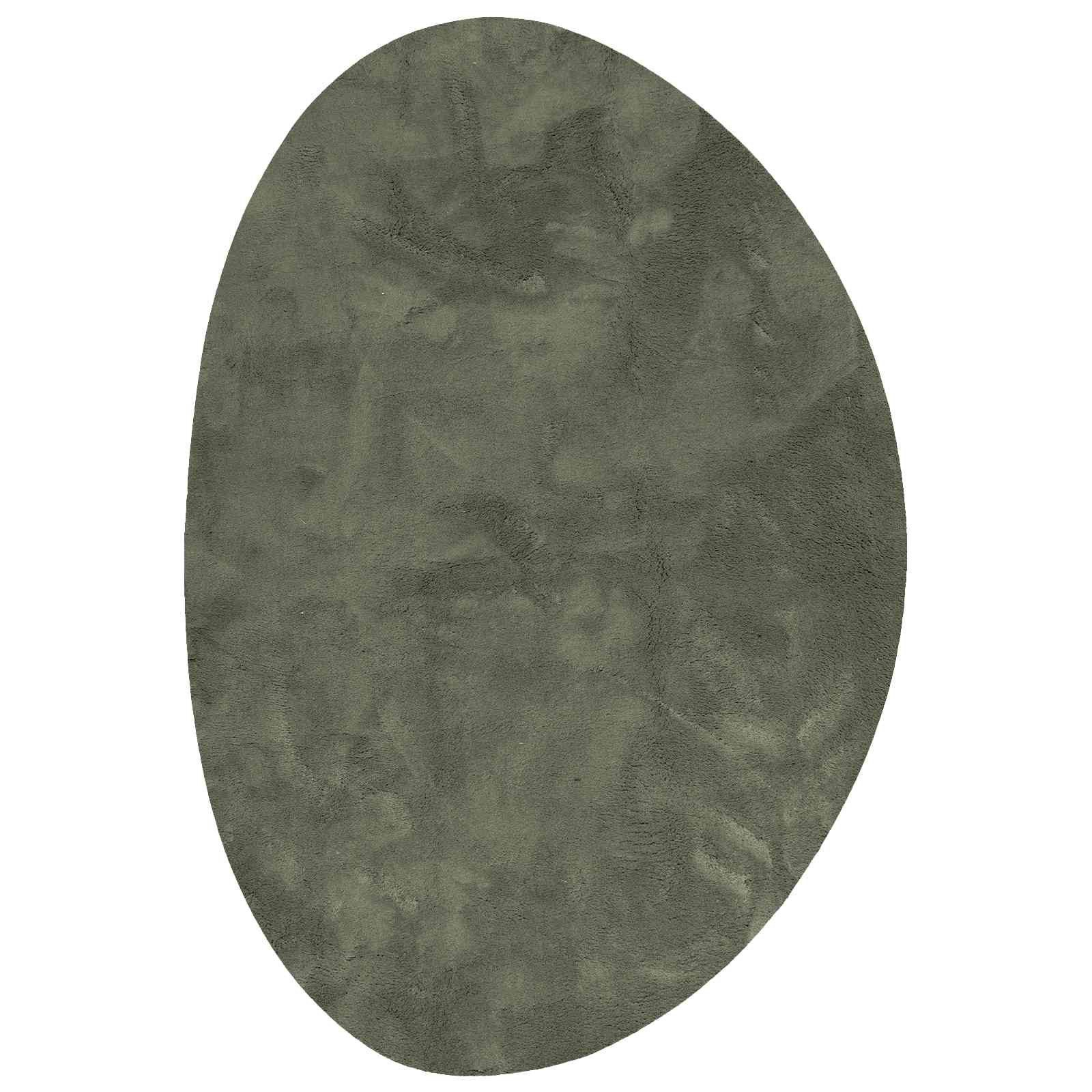 vidaXL Teppich Bereichsteppiche HUARTE Waldgrün 160 x 230 cm Polyester, Oval