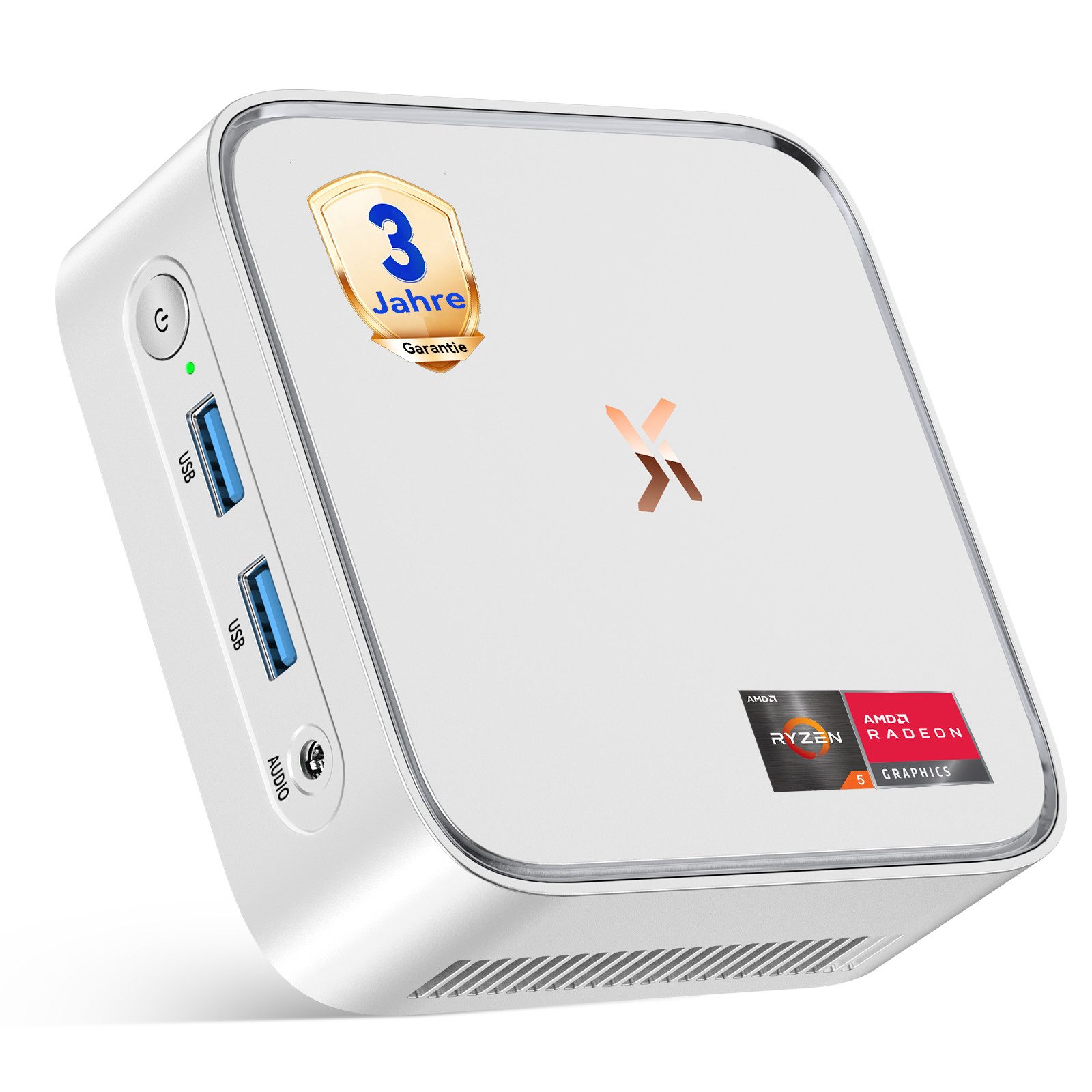 blackview Huidun H80 AMD Ryzen 5 3500U(4C/8T) 16GB RAM 512GB SSD Mini-PC (AMD AMD Ryzen 5 3500U, 16 GB RAM, 512 GB SSD, Windows 11 Pro, WiFi 5 gaming PC, HDMI, Mit Tastatur und Maus)