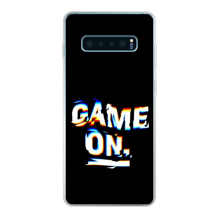MuchoWow Handyhülle Spiele - Spiel - Zitat Phone Case Handyhülle Samsung Galaxy S10+ Silikon Schutzhülle