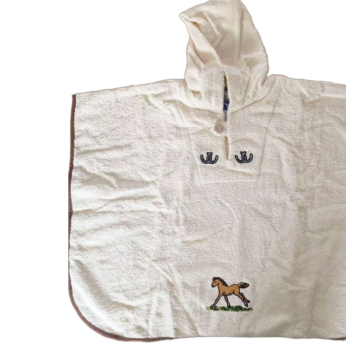 Morgenstern Badetücher Morgenstern Kinder Badeponcho aus 100 % Baumwolle Esel