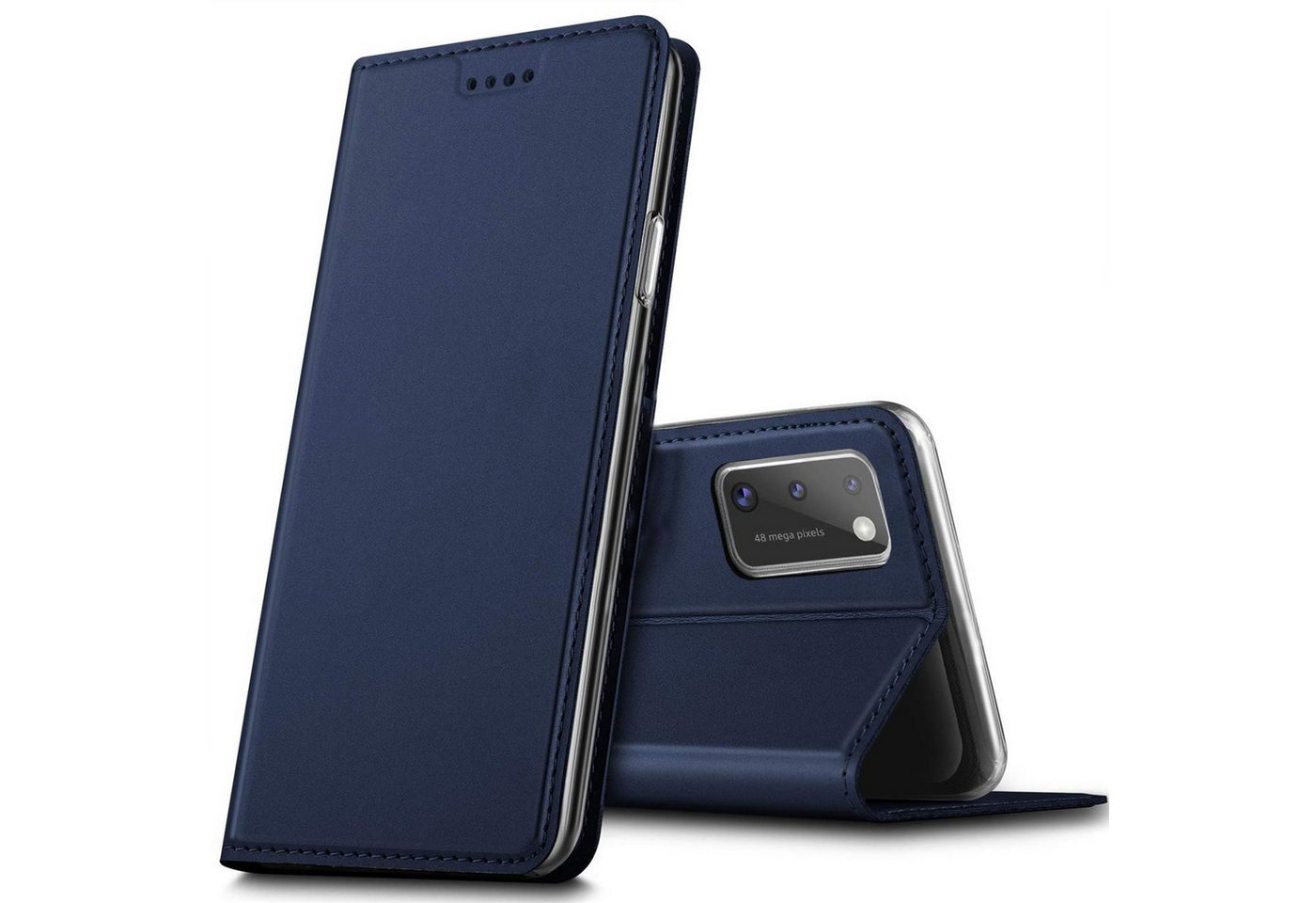 CoolGadget Handyhülle Klapptasche Wallet Kartenfach für Samsung Galaxy A41 6,1 Zoll, Ultra Slim Flip Case Hülle Klapphülle Cover Schutzhülle
