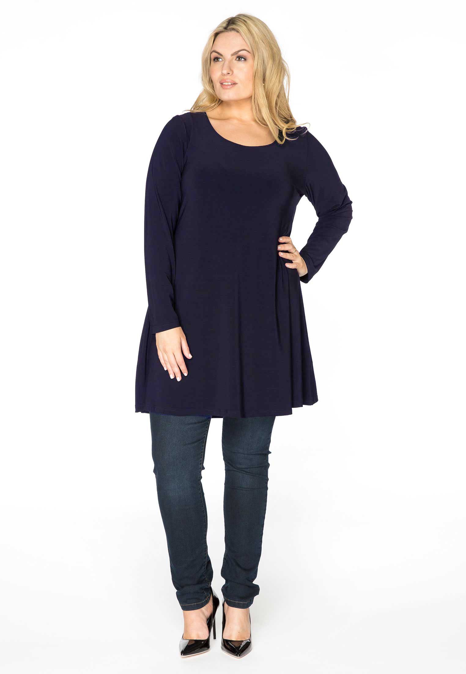 YOEK Langarmshirt Damen Langarmshirt Große Größen günstig online kaufen