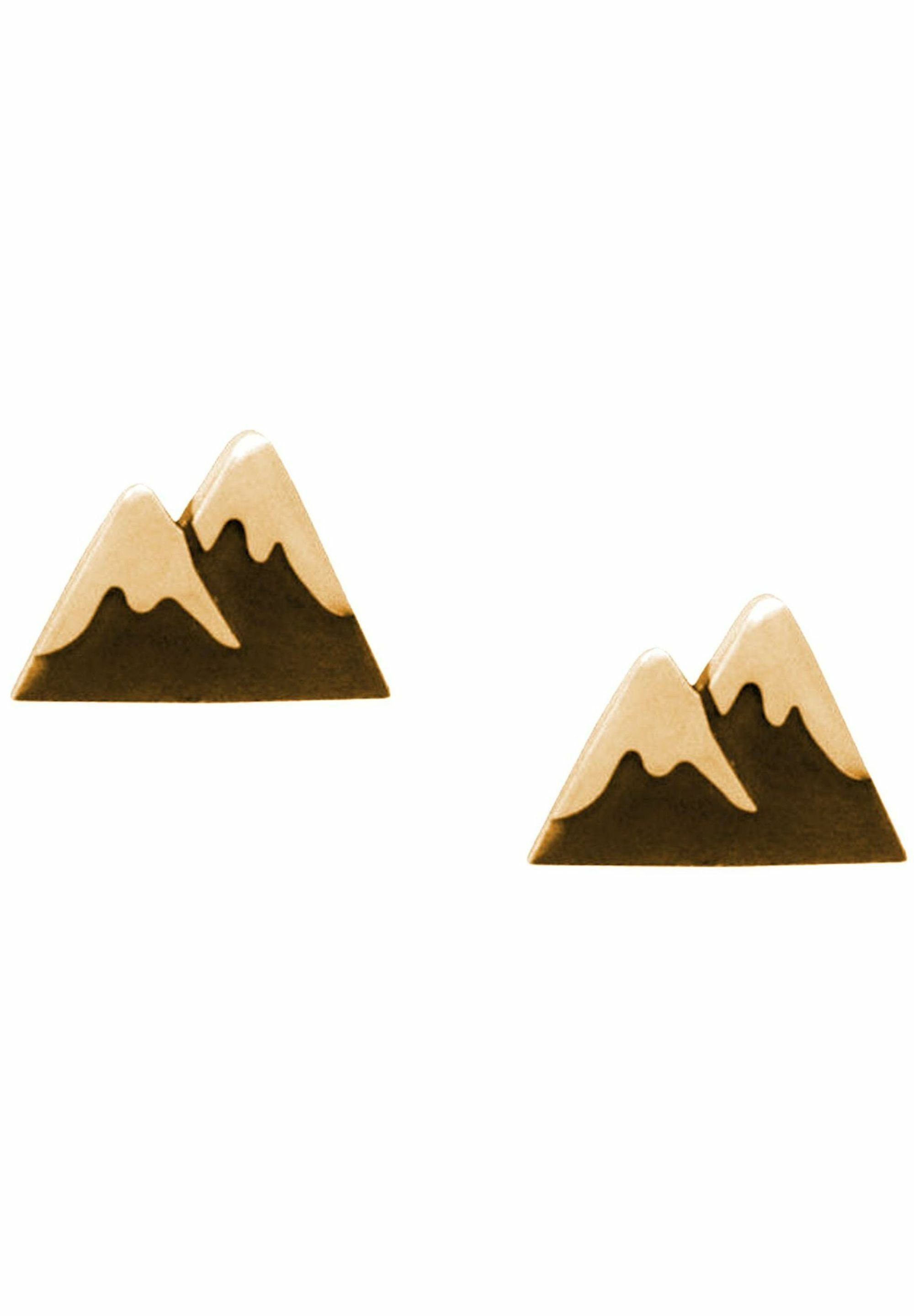 Paar Alpin Berg Ohrhänger Gemshine gold coloured