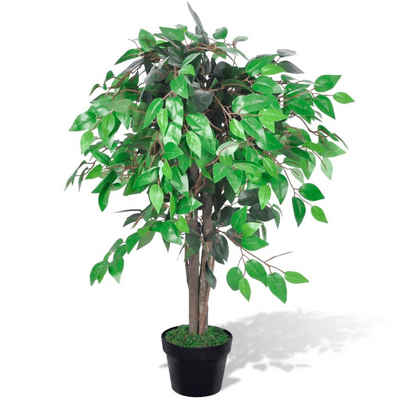 Kunstrasen Künstlicher Ficus mit Topf 90 cm, vidaXL, Höhe: 60 mm