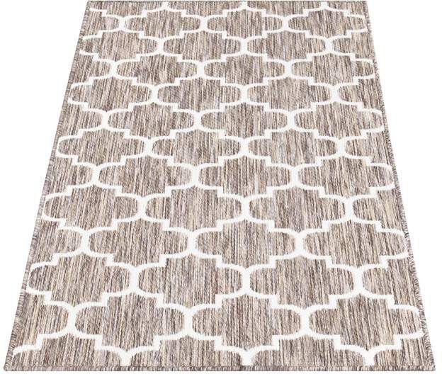 Teppich Outdoor, Carpet City, rechteckig, Höhe: 5 mm, UV-beständig, Flachgewebe, auch in quadratischer Form erhältlich