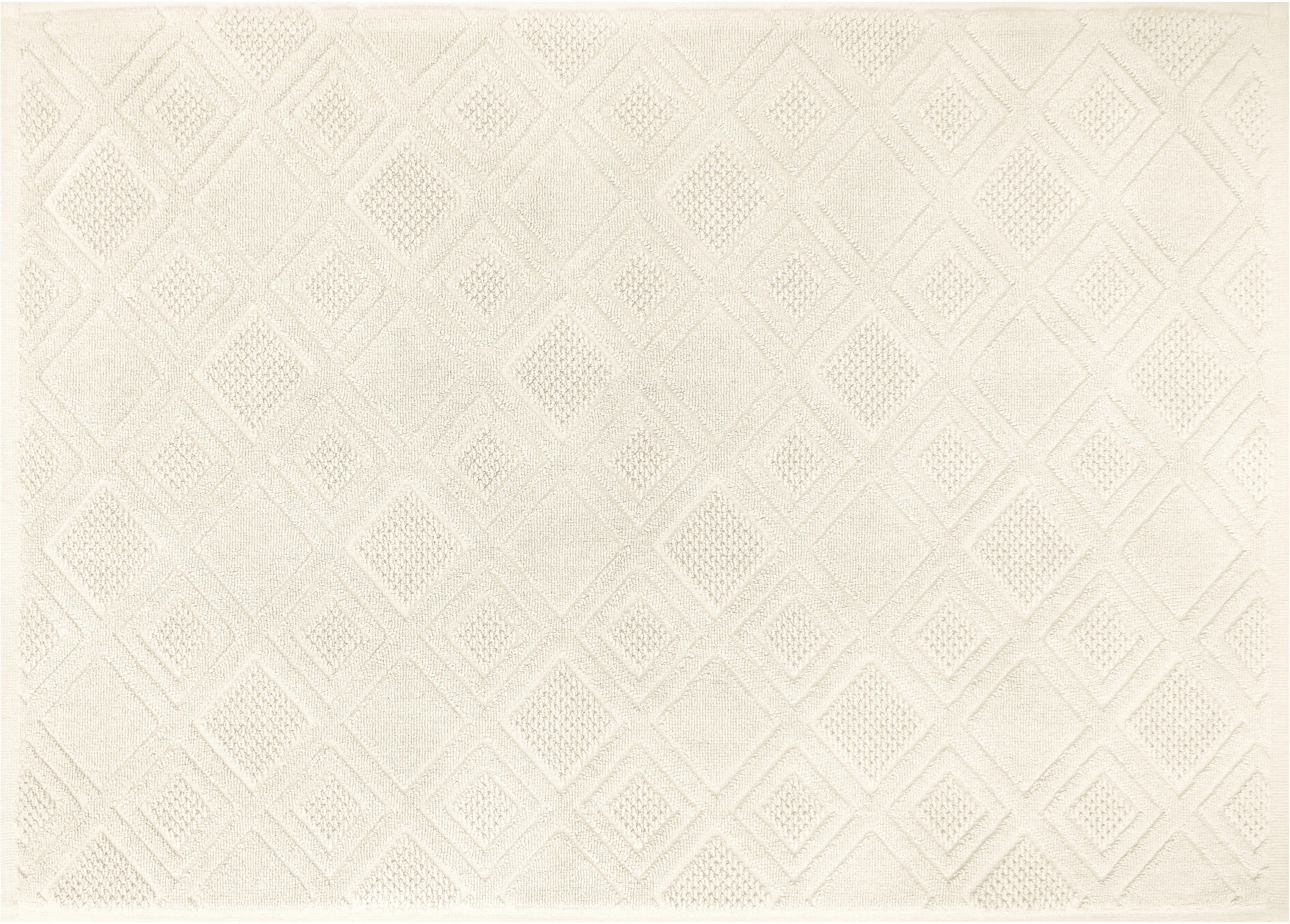 framsohn frottier Badematte Mosaik, Höhe 7 mm, beidseitig nutzbar, Baumwolle, rechteckig, gemustert, hergestellt in Österreich