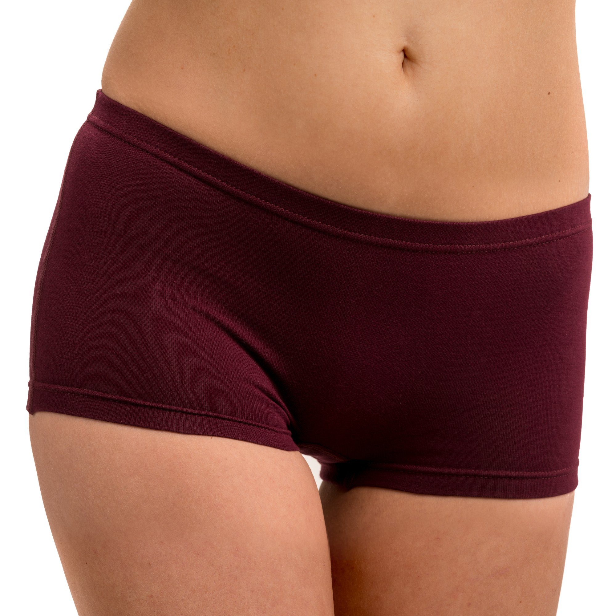 HERMKO Panty 5700 Baumwolle/Elastan bequemer Umschlagbund, höher geschnitten