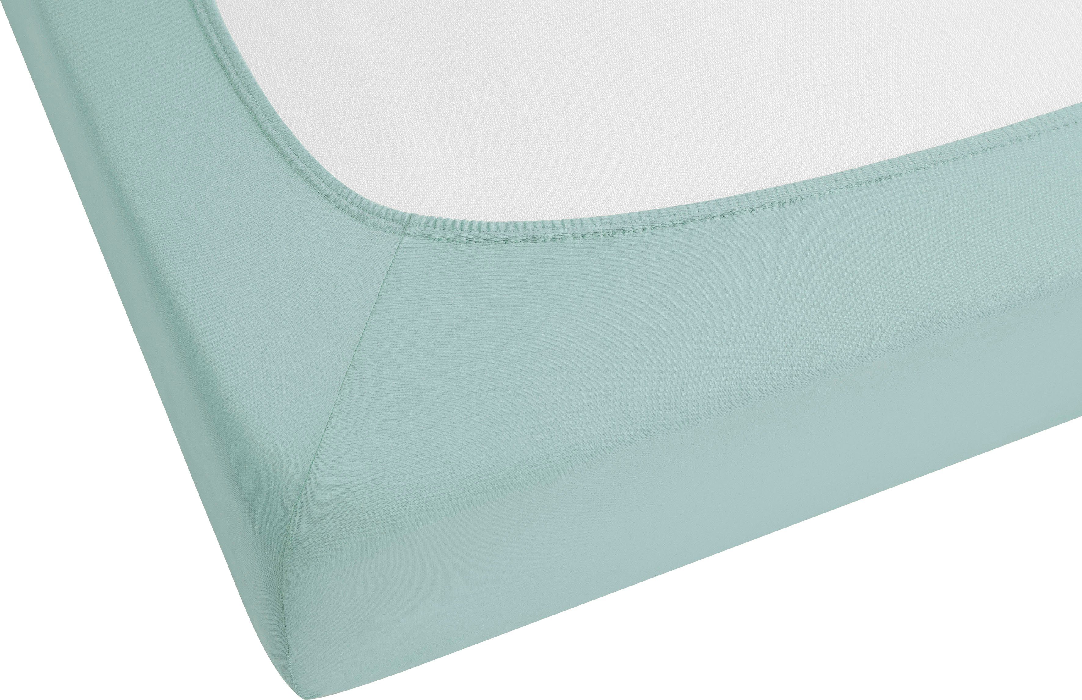 Biberna Spannbettlaken GOTS Biber in Gr. 90x200, 140x200 oder 180x200 cm, B günstig online kaufen