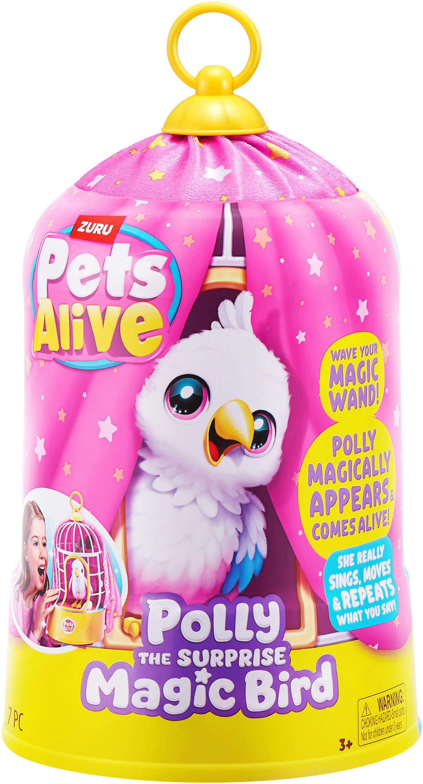 ZURU Spielfigur Pets Alive, Polly the Surprise Magic Bird