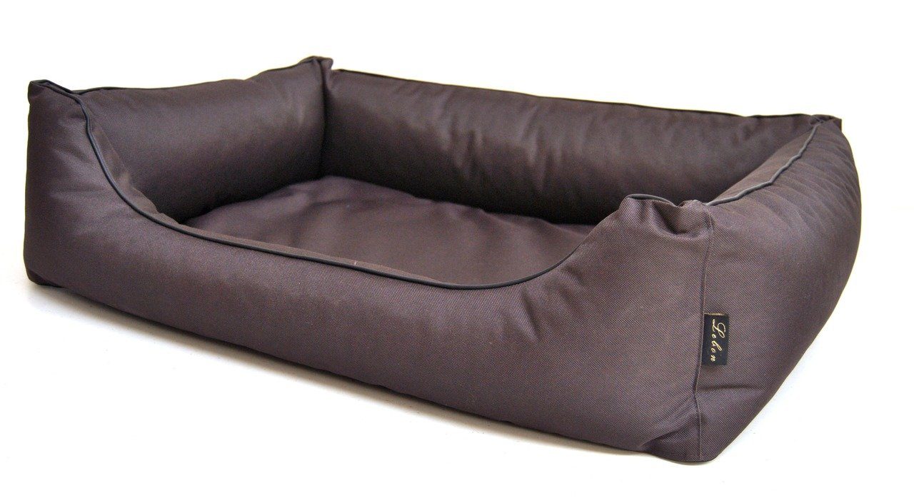 Ollesch Tierbett Lebon Hundebett Paula PLUS - Dunkelbraun Größe: 80 x 60 cm