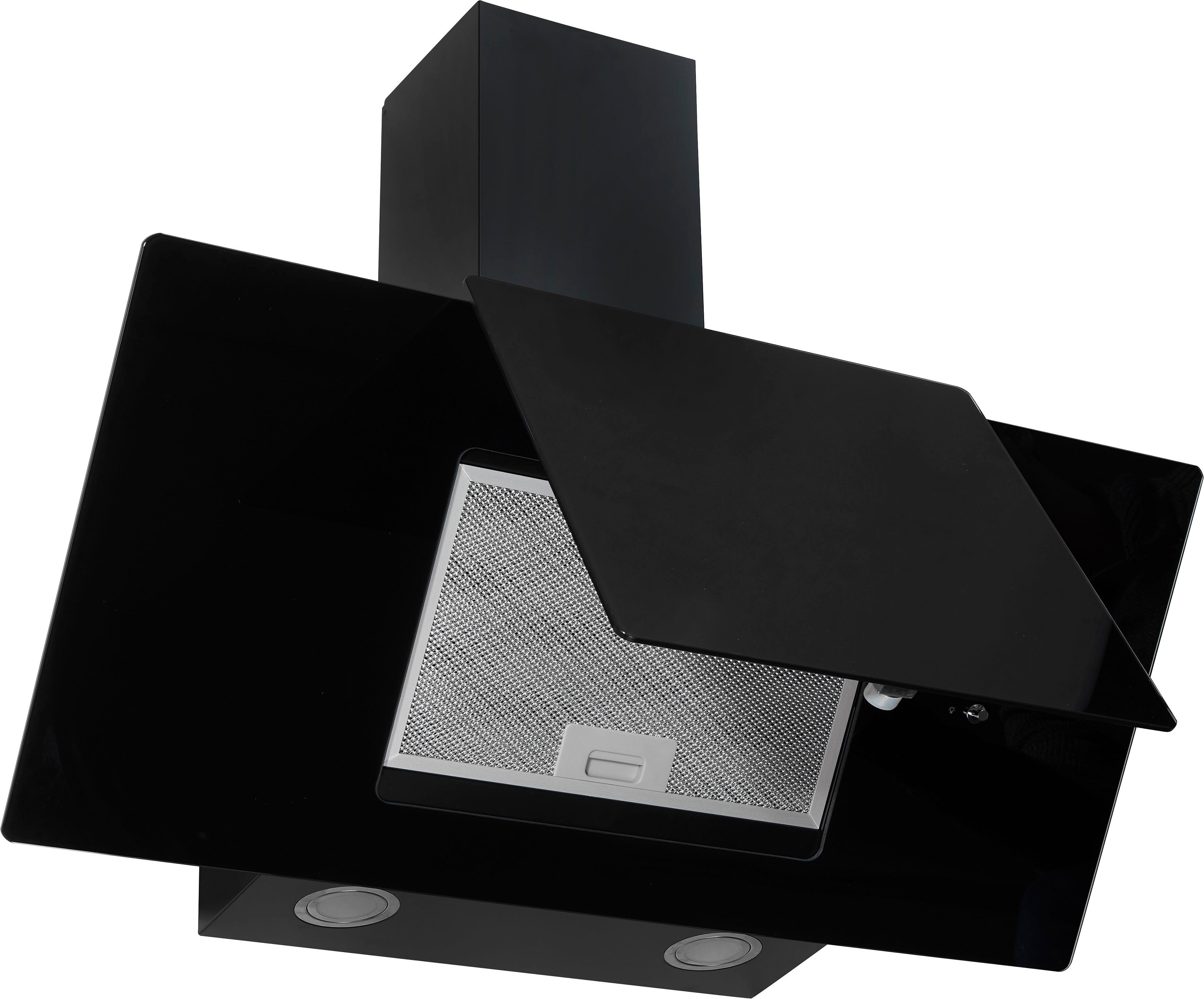 Amica Kaminhaube KHF 683 500 S KHF 683 500 S, Modernes Haubendesign mit viel Präsenz über dem Kochfeld