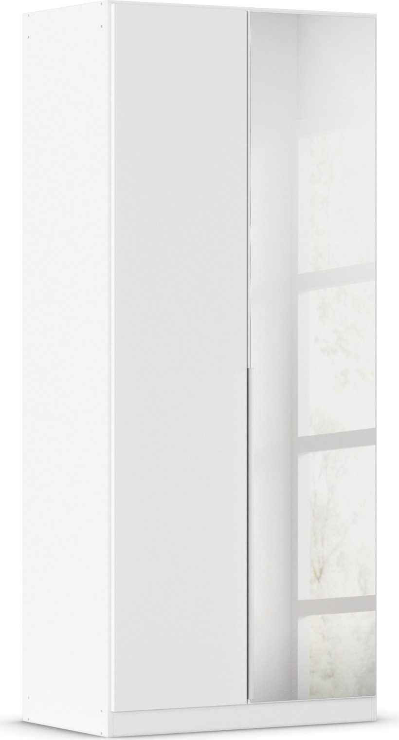 OTTO home Drehtürenschrank Kleiderschrank Schrank Garderobe AGORDO mit Dekor- oder Hochglanzfront (in zwei Griff-Farben, Breiten 91-405 cm) durchdachte Innenausstattung, in 8 Breiten und 2 Höhen MADE IN GERMANY