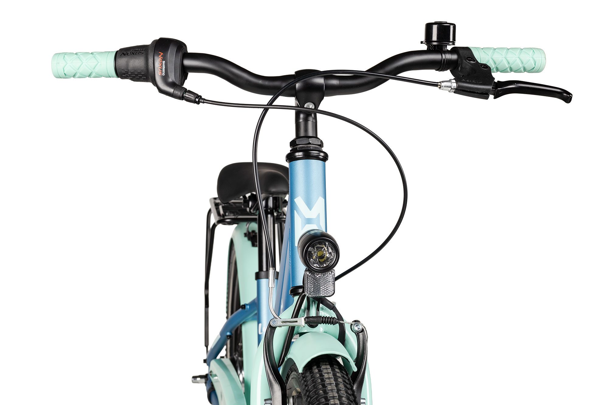 Maxim Kinderfahrrad Luna 20-7 Nexus, 7 Gang Shimano Nexus SG-C3000-7C Schaltwerk, Nabenschaltung Rücktritt, leichter Aluminiumrahmen blau